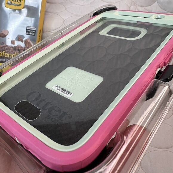 OtterBox NEW Defender Series Samsung Galaxy S6 Pink Cell Phone Case Protective - Picture 5 of 6
